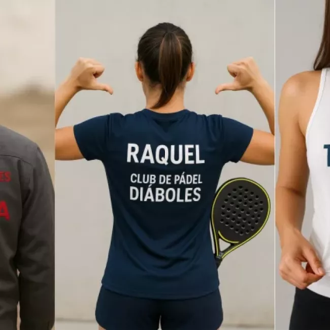 Servicio de rotulación textil con vinilo en Valladolid